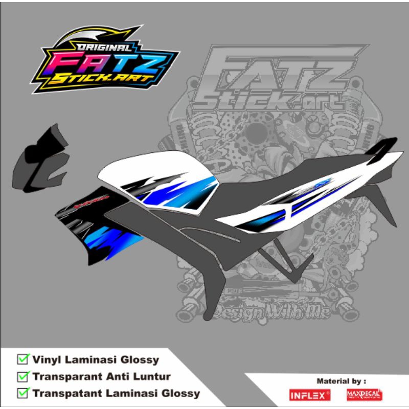 STRIPING VARIASI VIXION OLD CUSTOM NINJA SS VIRAL VIXION 2009 2010 2011 2012