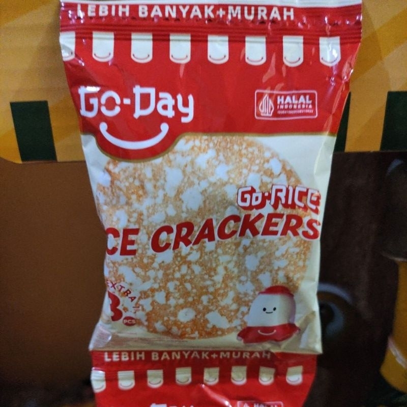 

Go-day Rice crackers 1 renteng