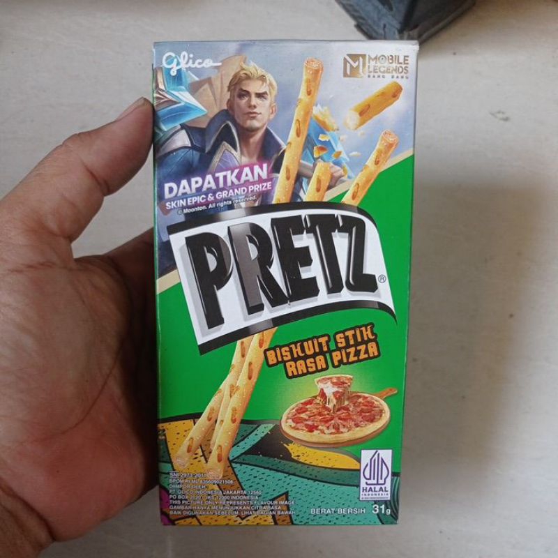 

Glico Pretz Skin Epic & Grand Prize Biskuit Stik Rasa Pizza 31g