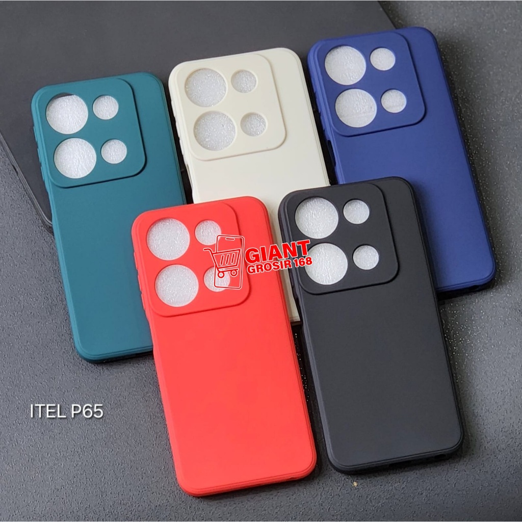 ITEL P65 ITEL P40 ITEL P55 5G CASE MACARON SQUARE LIQUID CASE ITEL P65 ITEL P40 ITEL P55 5G