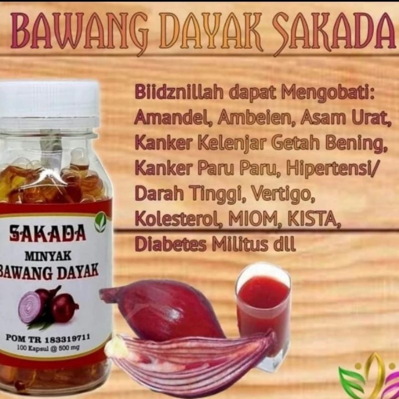 Sakada Minyak Bawang Dayak 60 caps