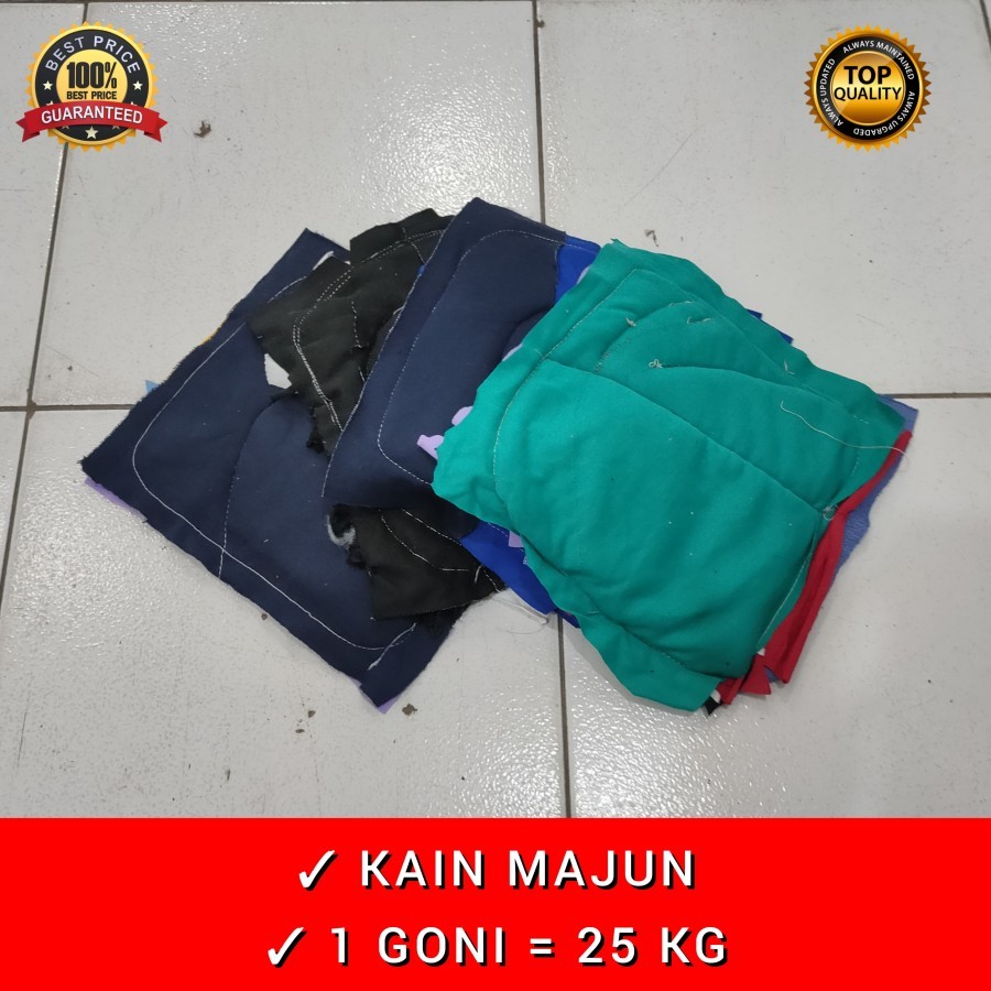 Kain Lap Majun Grosir Bal Karung Goni 25 Kg kain majun warna warni 25kg