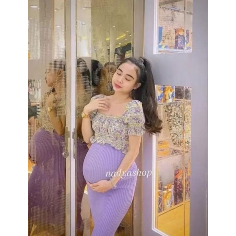 ROK SPAN RAJUT/ROK SPAN KNITTED/ROK MIDI KNITED ROK 7/8 PREMIUM