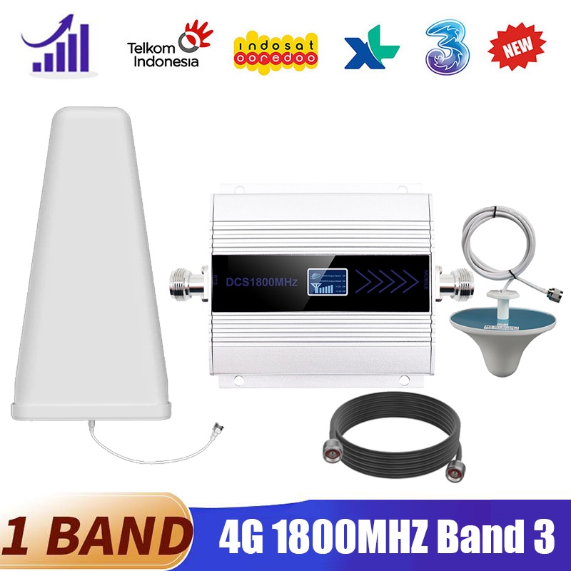 FullSet Penguat Seluler Penguat Sinyal HP Pengulang 4G Seluler LTE 1800mhz 4G Modem HP Penguat Sinya