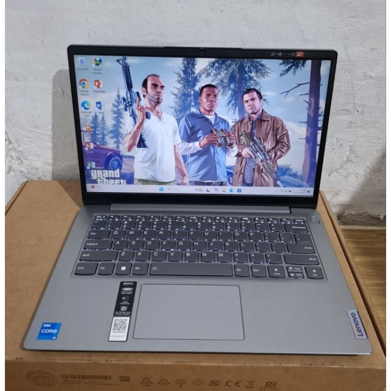 Laptop Lenovo Ideapad Slim 3 Core i5-Gen12 Vga Intel Irish Xe Grapichs RAM 16 GB SSD 512GB Layar FHD