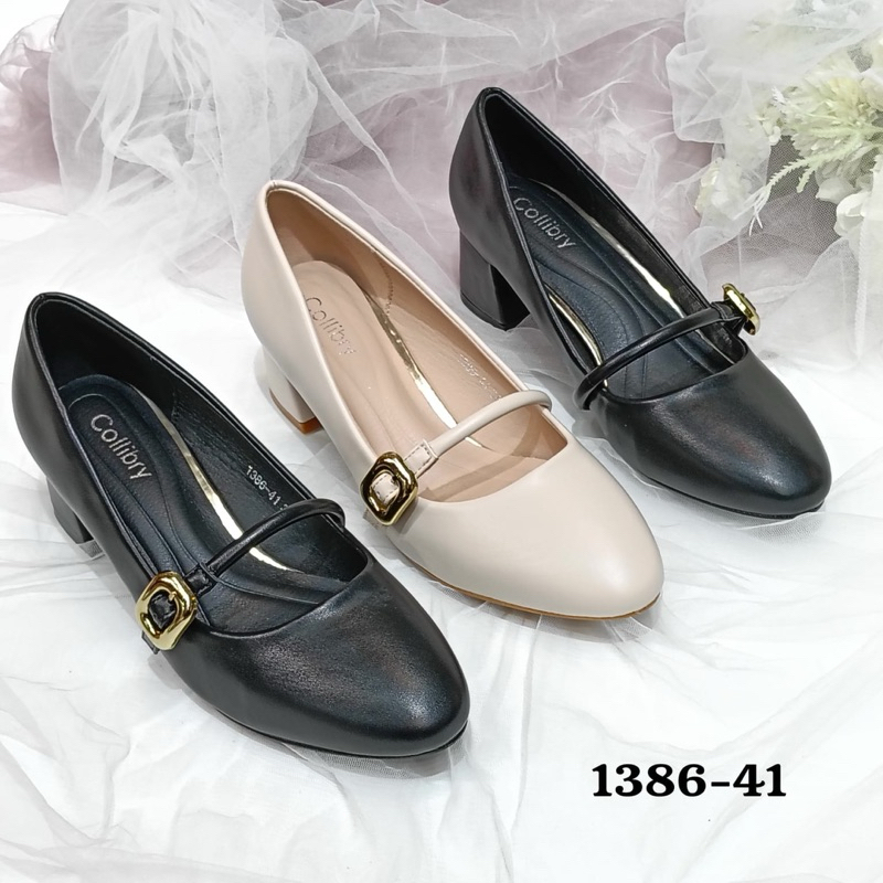 COLLIBRY-SEPATU PANTOPEL WANITA 1386-1