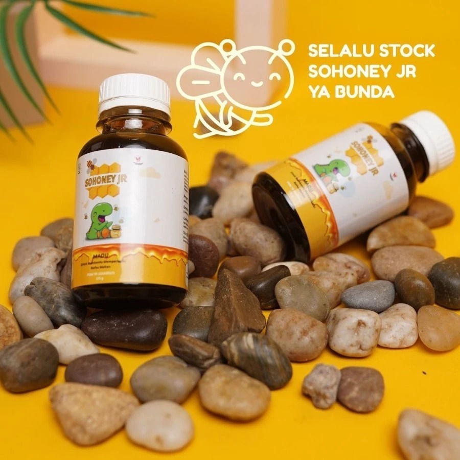

Sohoney Jr - Multivitamin Penambah Nafsu Makan Anak paket 1 Box - Madu