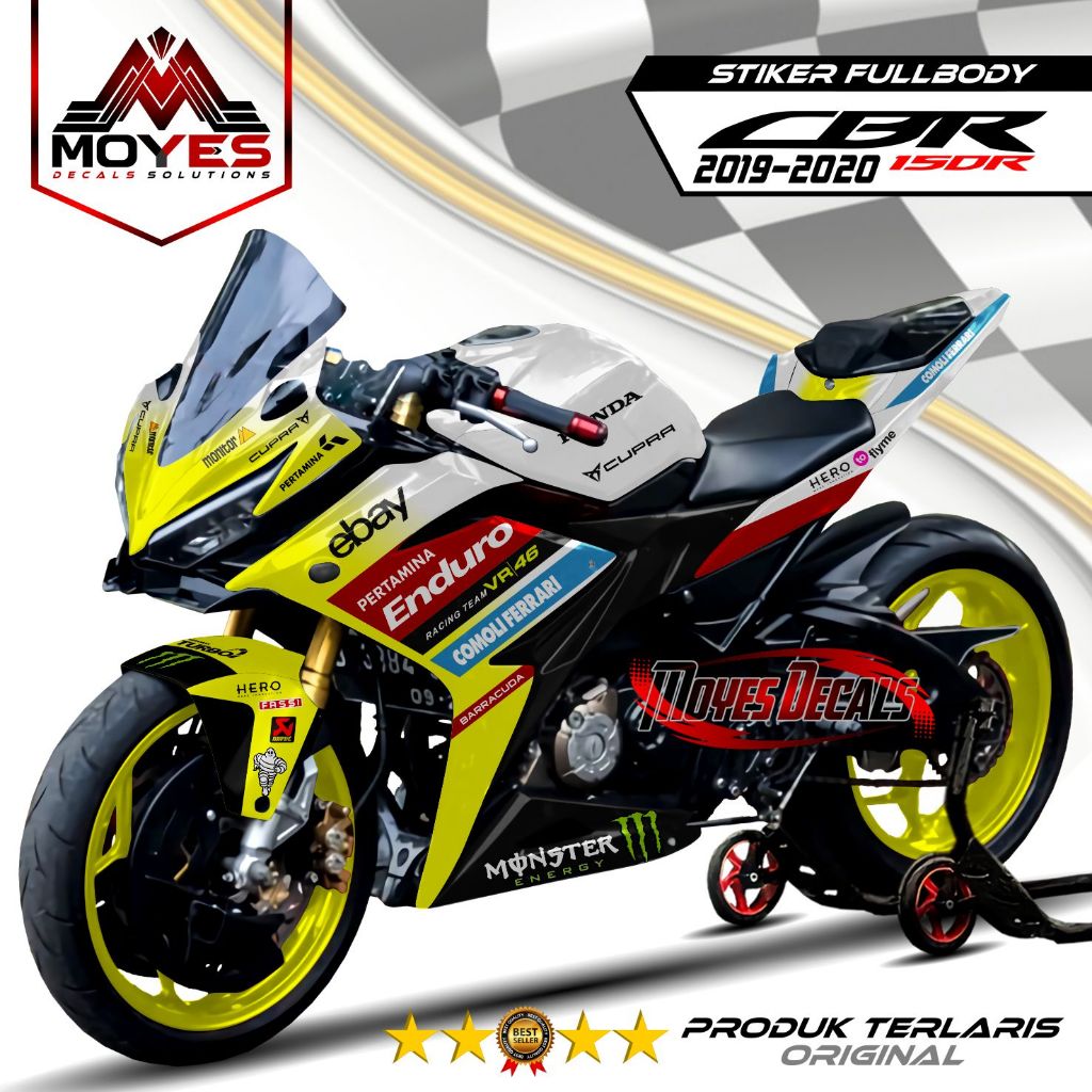 TERBARU Decal Sticker CBR150R Full Body K45N Sticker Decal CBR 150R Facelift 2019-2020 Fullbody