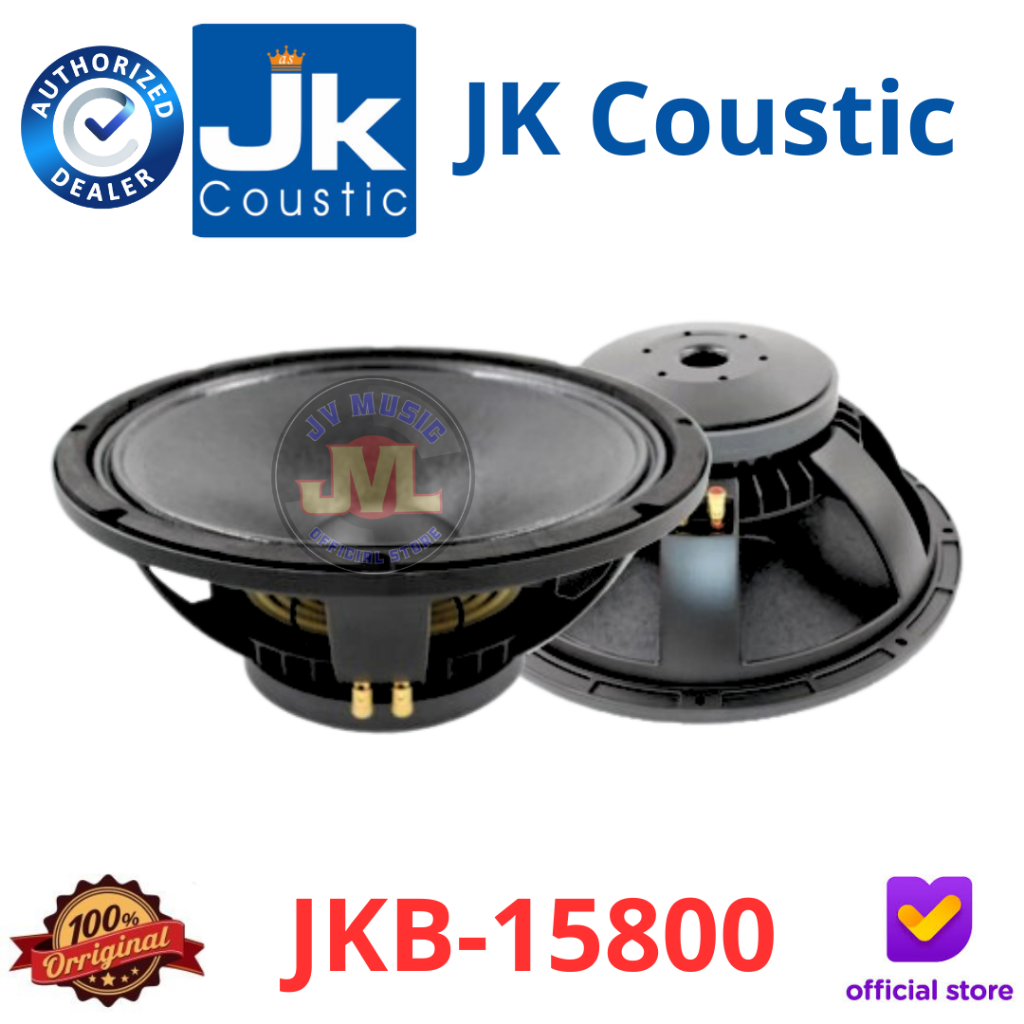 JK Coustic JKB15800 Speaker Component JK Coustic JKB-15800 15-Inch Komponen Speaker
