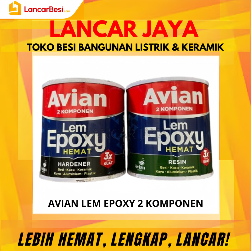 Lem Epoxy 2 komponen Avian