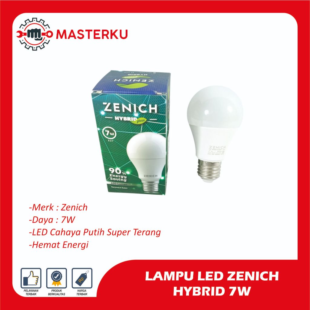 Lampu Bohlam Zenich Hybrid LED /LAMPU/BOHLAM