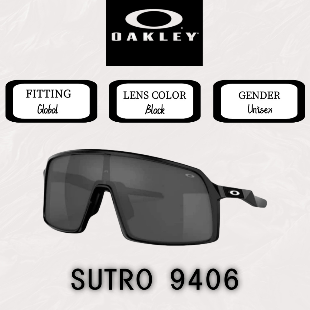 【100% ORI】Oakley Original Sunglasses SUTRO OO9406 Kacamata Hitam Pria/Wanita Kacamata Hitam