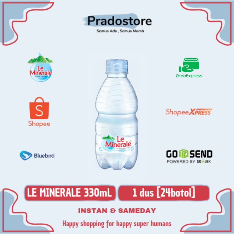 

Le Minerale Air Mineral [330 ml / 24 Botol]