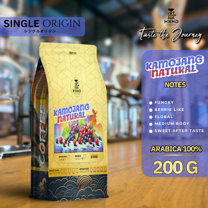 

KOPI ARABIKA KAMOJANG BERRIES EXTENDED NATURAL 200 GRAM SINGLE ORIGIN SPECIALTY COFFEE MKND