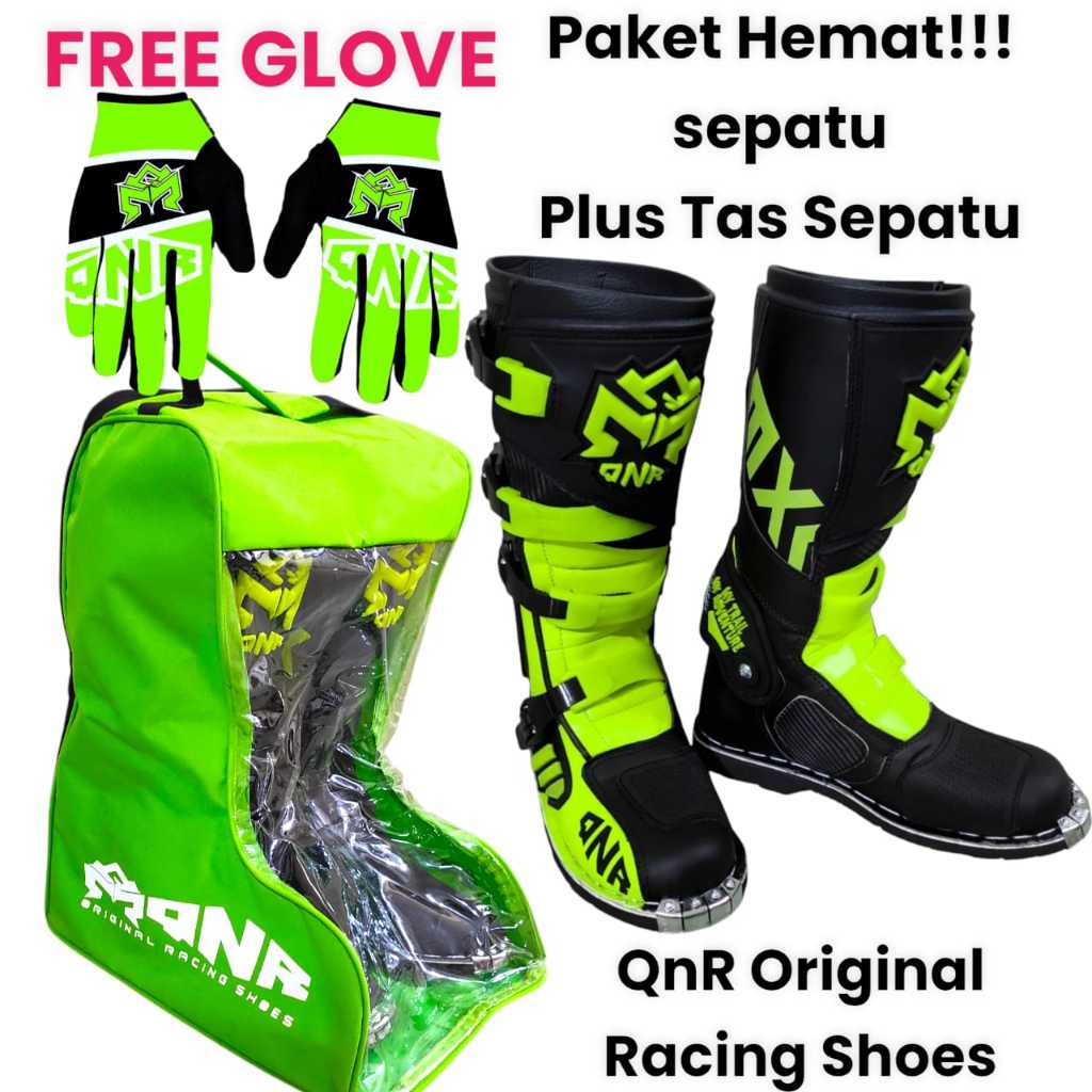 PAKET HEMAT  SEPATU CROSS STABILO FLOU QNR ORIGINAL  PLUS TAS JINGJING SEPATU BONUS SARUNG TANGAN PR