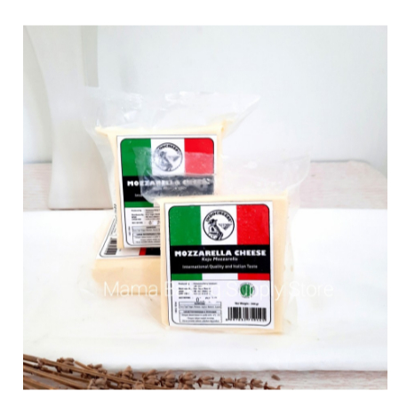 

INDOCHEESE Keju Mozarella Mozzarella Cheese Block 200gr