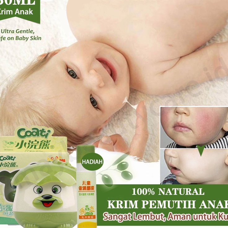 KODE JZL9Y Krim Anak Pemutih Cream Mencerahkan Wajah Kusam 1 Original Lightening Cream Anak Untuk Me