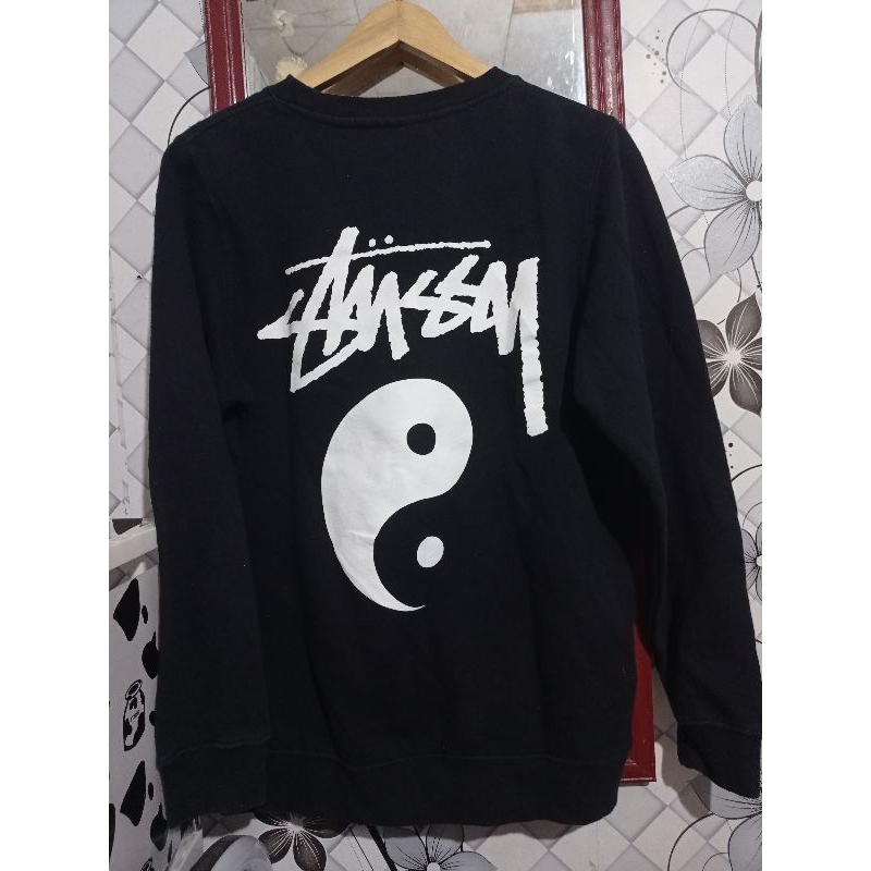 Crewneck stussy second, bekas/thrift