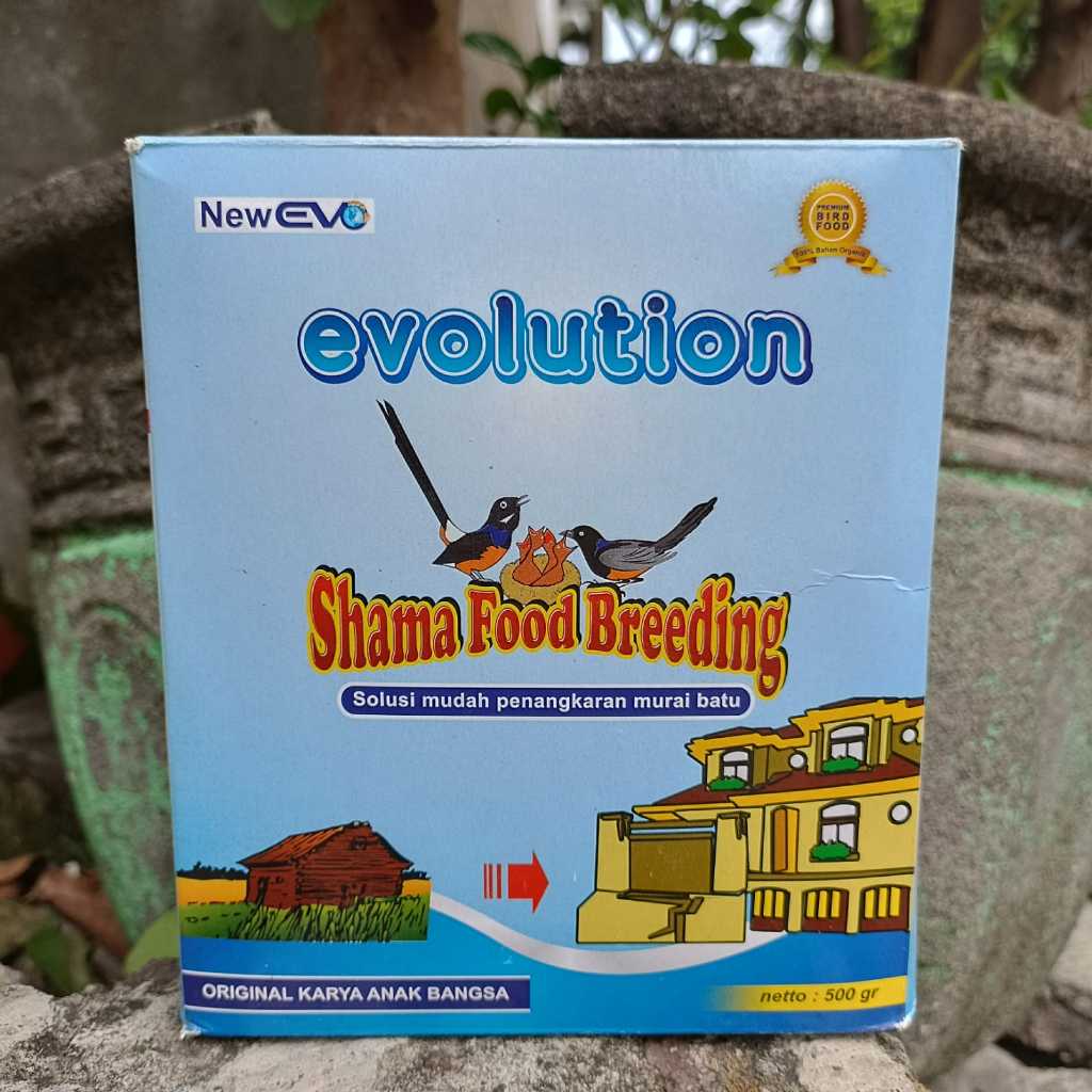 VOER EVOLUTION VOER EVO SHAMA FOOD BREEDING VOER UNTUK TERNAK BURUNG MURAI BATU BEST SELLER