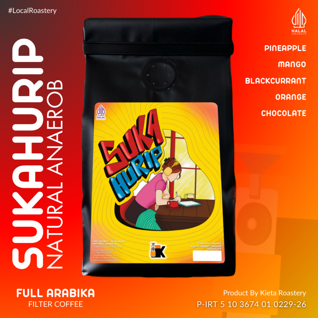 

Kieta Roastery - Biji Kopi Arabika Sukahurip Anaerobic Natural | Anaerob Filter Coffee