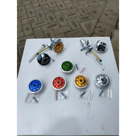 Kran Bensin Variasi Tiger Revo Valve Keran Utiran Bahan Bakar Warna PNP CB