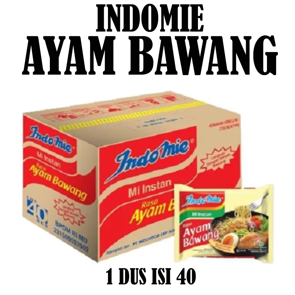 

INDOMIE AYAM BAWANG DUS ISI 40