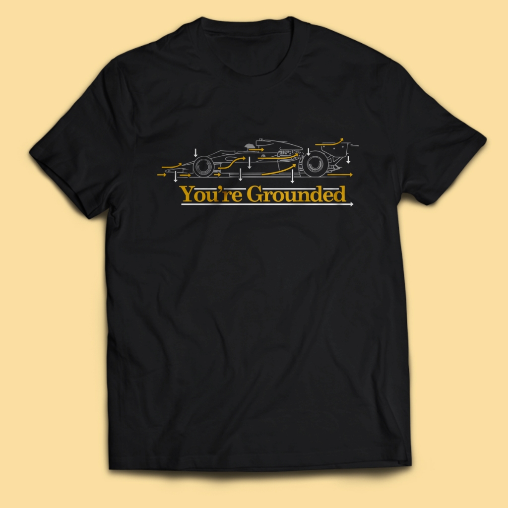 Kaos Pria YOU'RE GROUNDED F1 Dewasa Baju Atasan Unisex PakeKaos