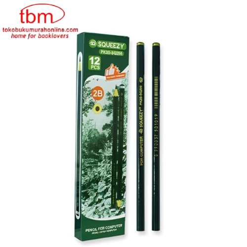 

TBMO Pensil 2B Squeezy Hijau PK2B - SQ200 per pack isi 12 pcs