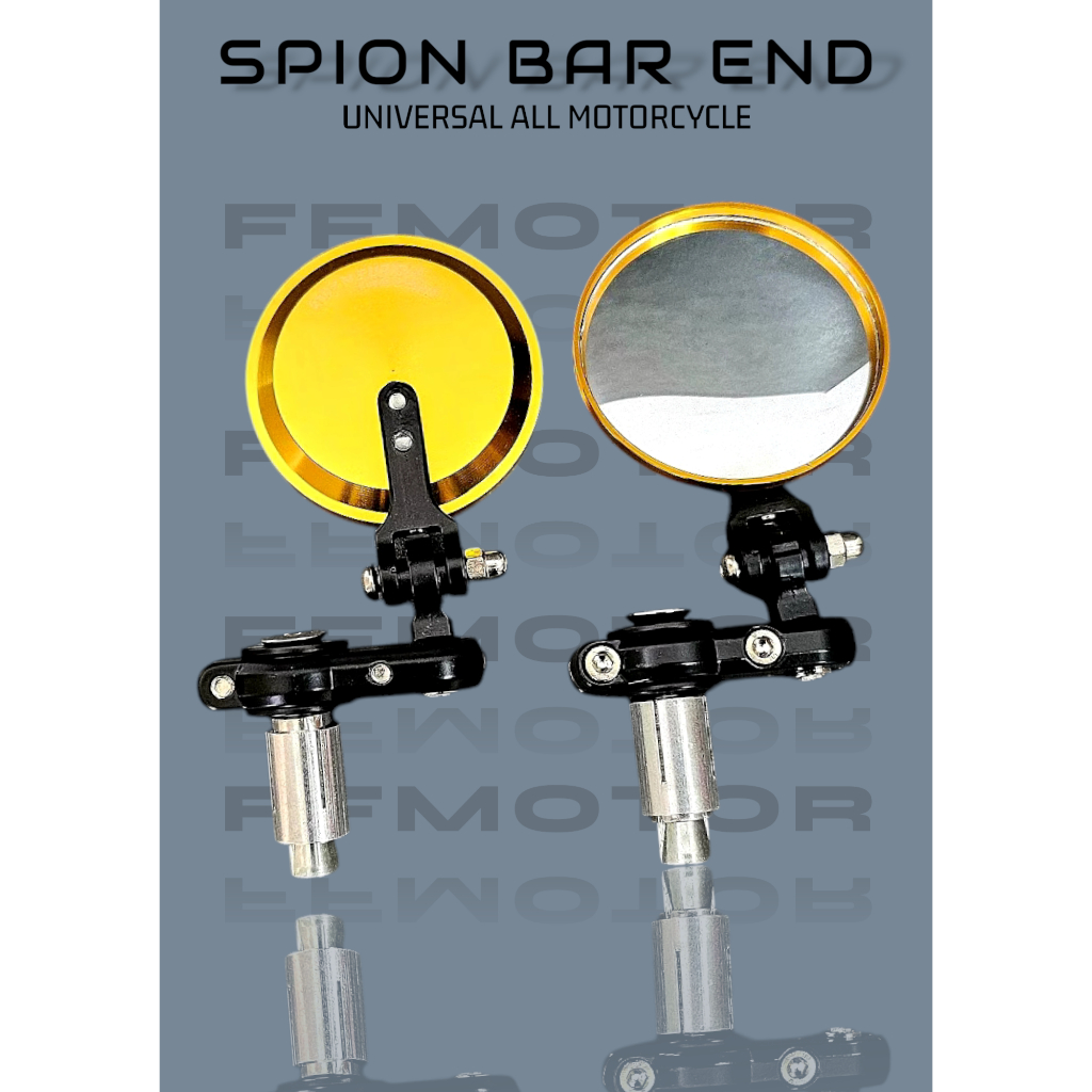 spion bar end lipat kaca cembung jalu bulat scoopy beat vario aerox nmax mio aerox 155 universal