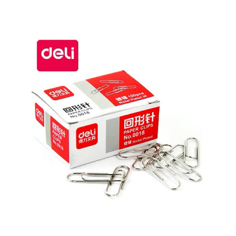 

PAPER CLIP DELI 0018/100 PCS/NO,3
