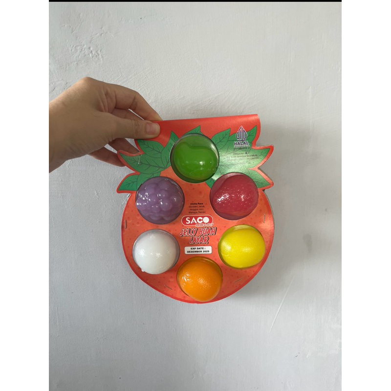 

JELLY AGAR SACO BUAH LAYAR (JELI SNACK)