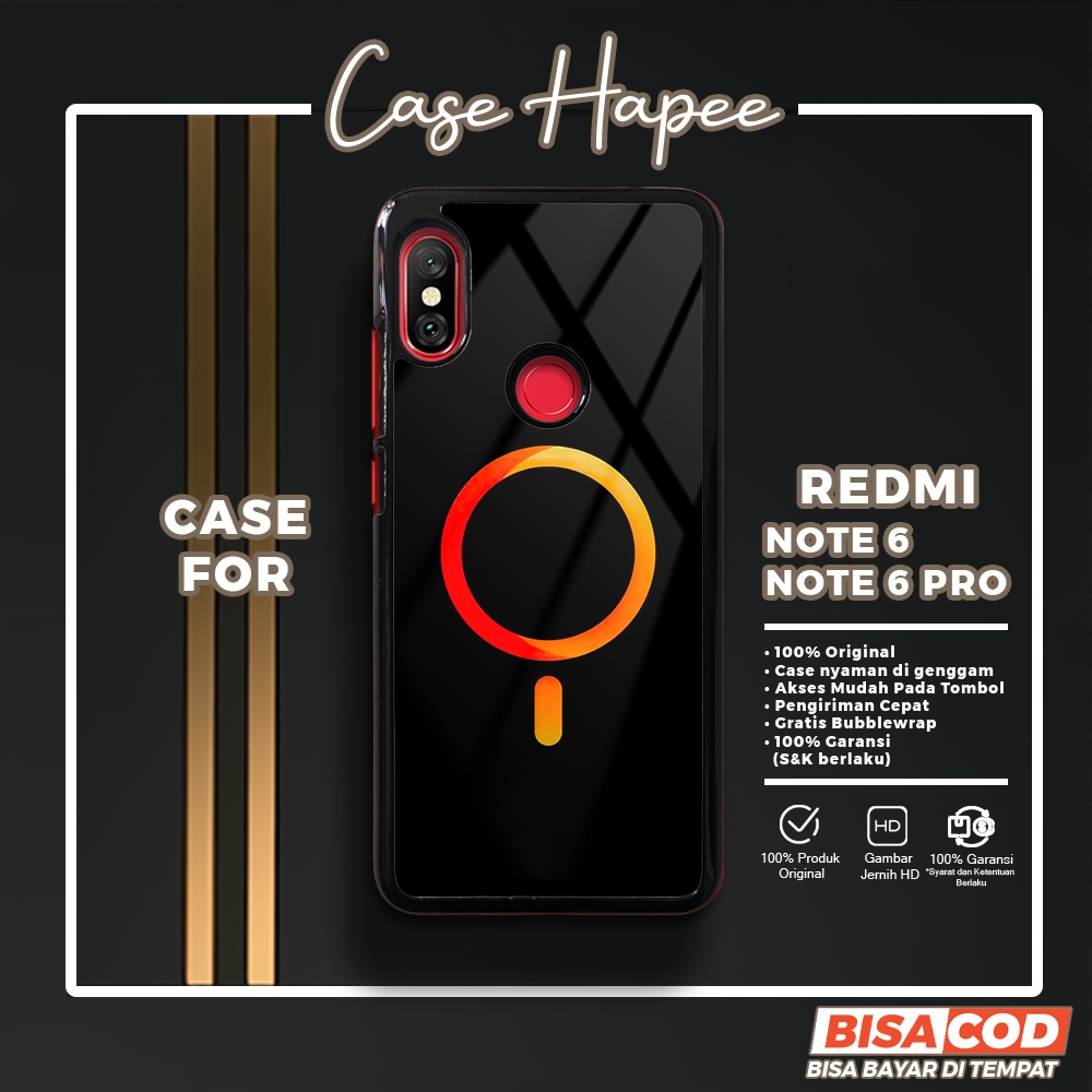 Case Redmi Note 6 Casing Redmi Note 6 Pro [MAGS] Casehapee Case Glossy Case Aesthetic Custom Case Pr