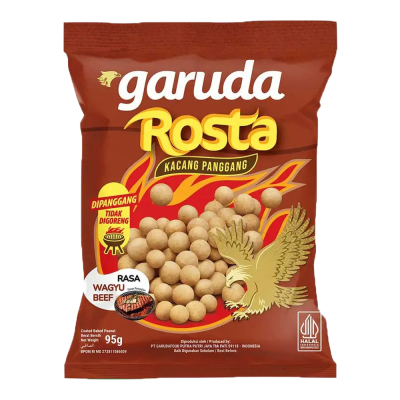 

Garuda Kacang Rosta Panggang Rasa Wagyu Beef / Pedas / Bawang / Jagung Bakar 95 g