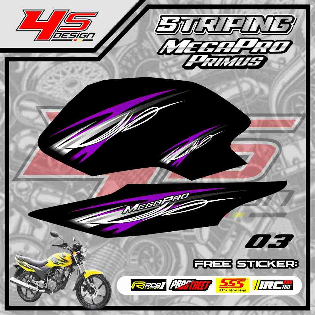 03 STICKER STRIPING MP PRIMUS VARIASI - STICKER STRIPING MP PRIMUS