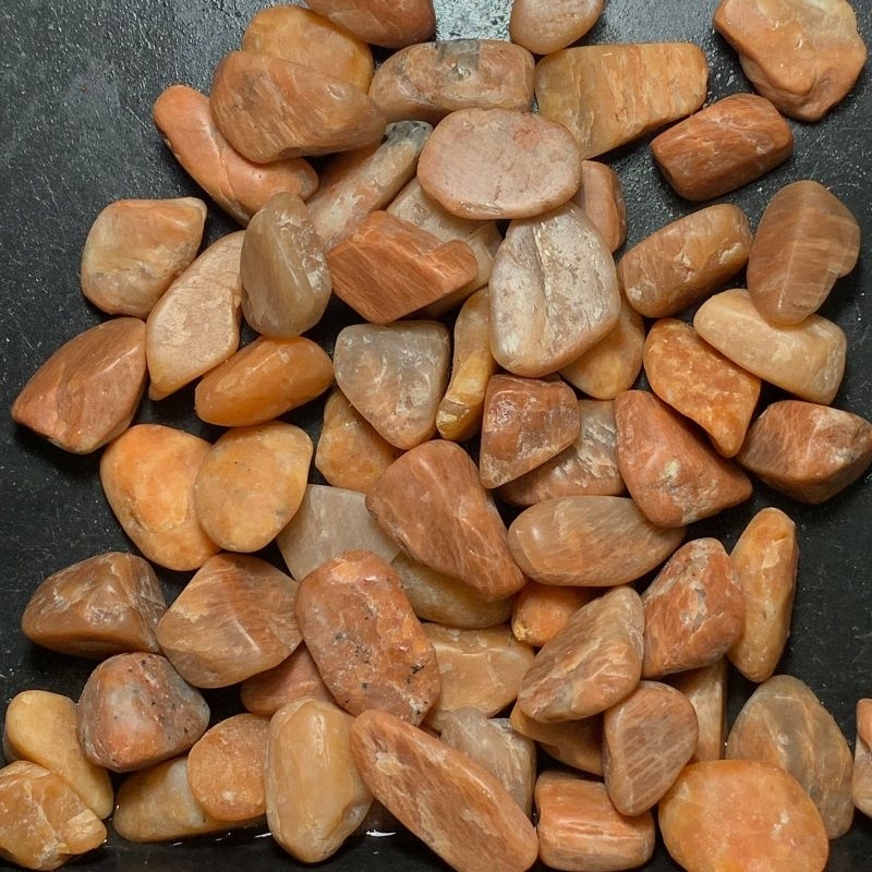 Batu Sunstone Natural / Bahan batu Sunstone hq / Bongkahan batu Sunstone natural 100%