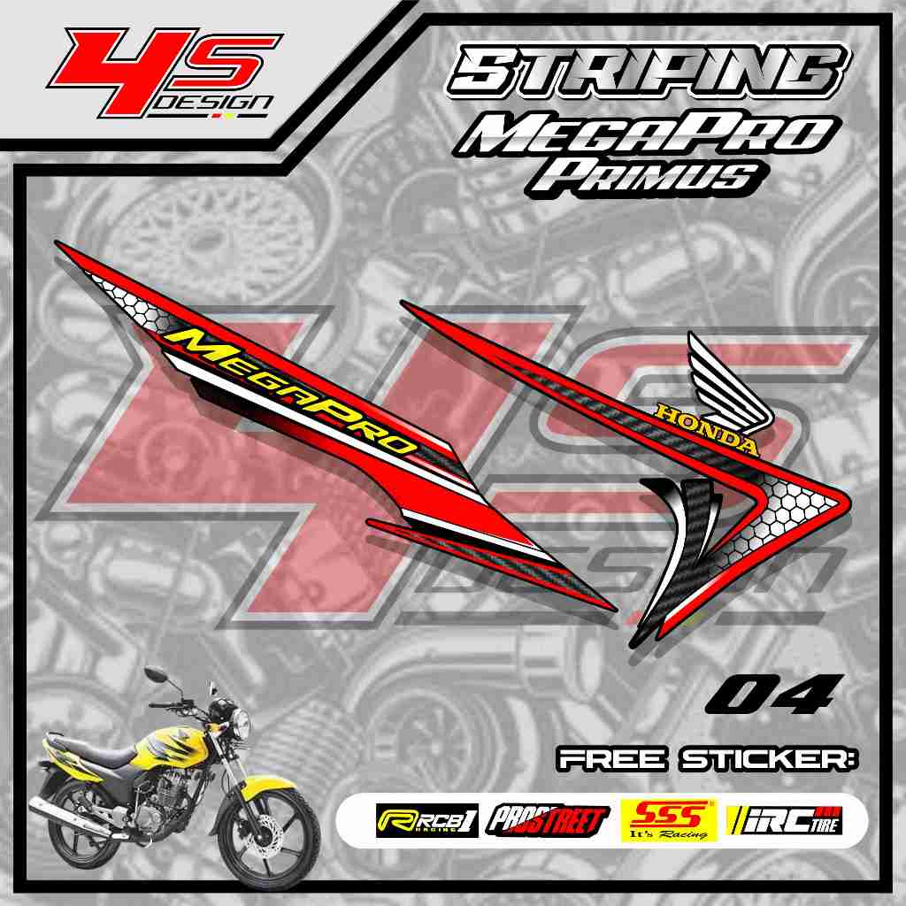 04 STICKER STRIPING MP PRIMUS VARIASI - STICKER STRIPING MP PRIMUS