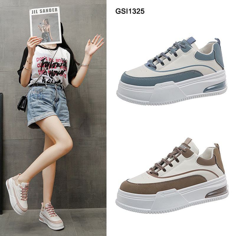 Sepatu Sneakers Wanita Kampus Sekolah Casual Women Shoes Casual Trendy GSI1325