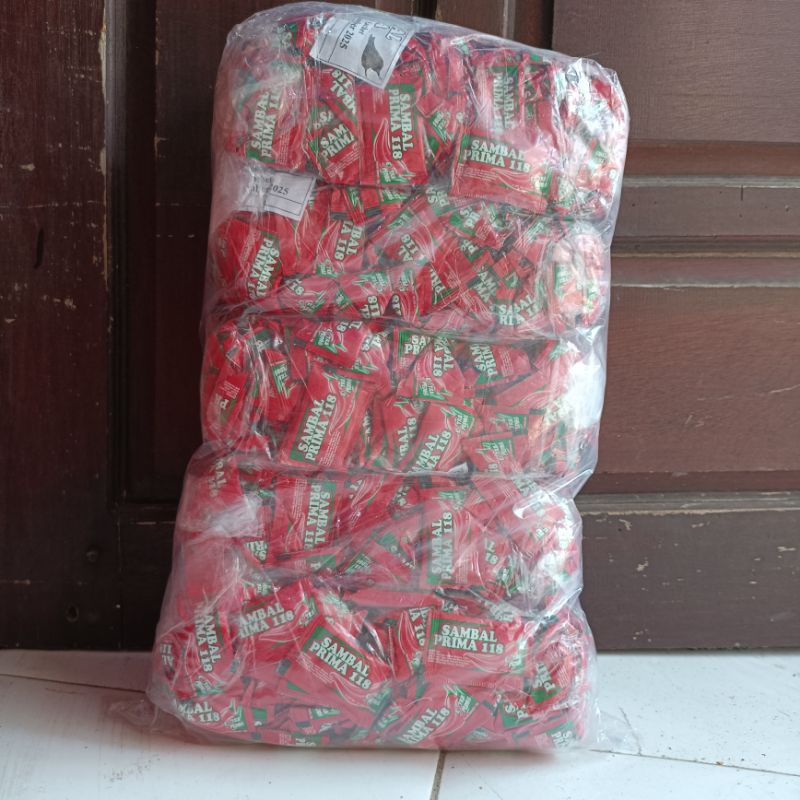 

Saos Bal Murah / Saos Extra Pedas Prima 118 Per Bal isi 5 Pack @1000 pcs