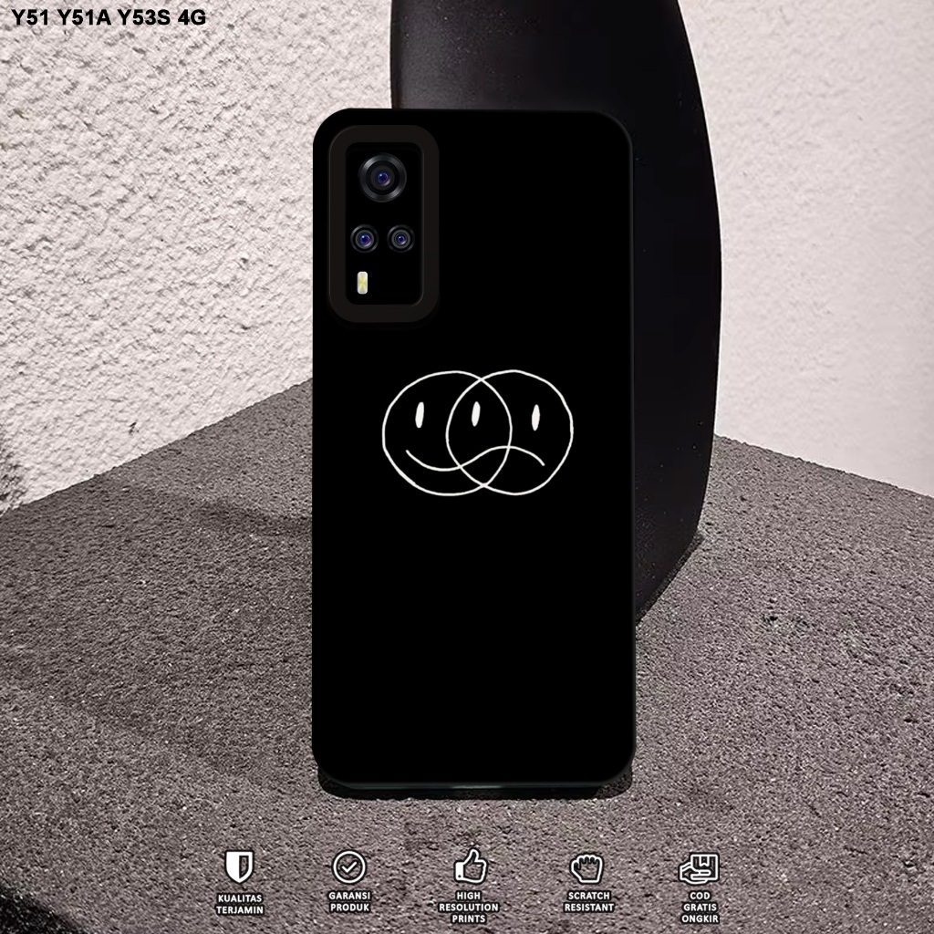 Case Vivo V2035 - Casing Hp Vivo V2035 Motif Black Wallpaper - Softcase Vivo V2035 - Softcase Hp Viv