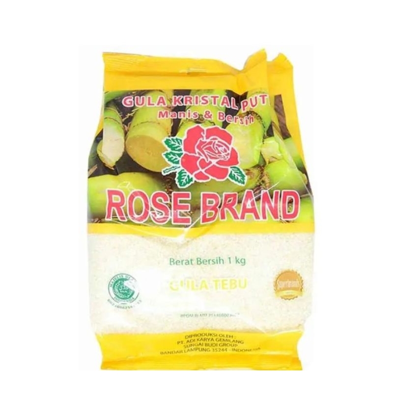 

gula pasir premium rosebrand 1kg