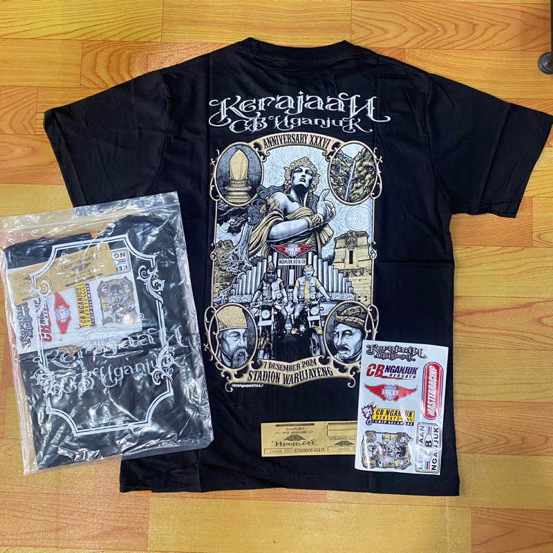 Kaos Anniversary Kerajaan CB Nganjuk bersatu Desember Original