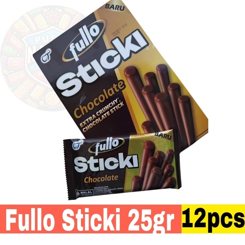 

Snack Fullo Sticki Sticky Coklat 25gr Box isi 12 pcs