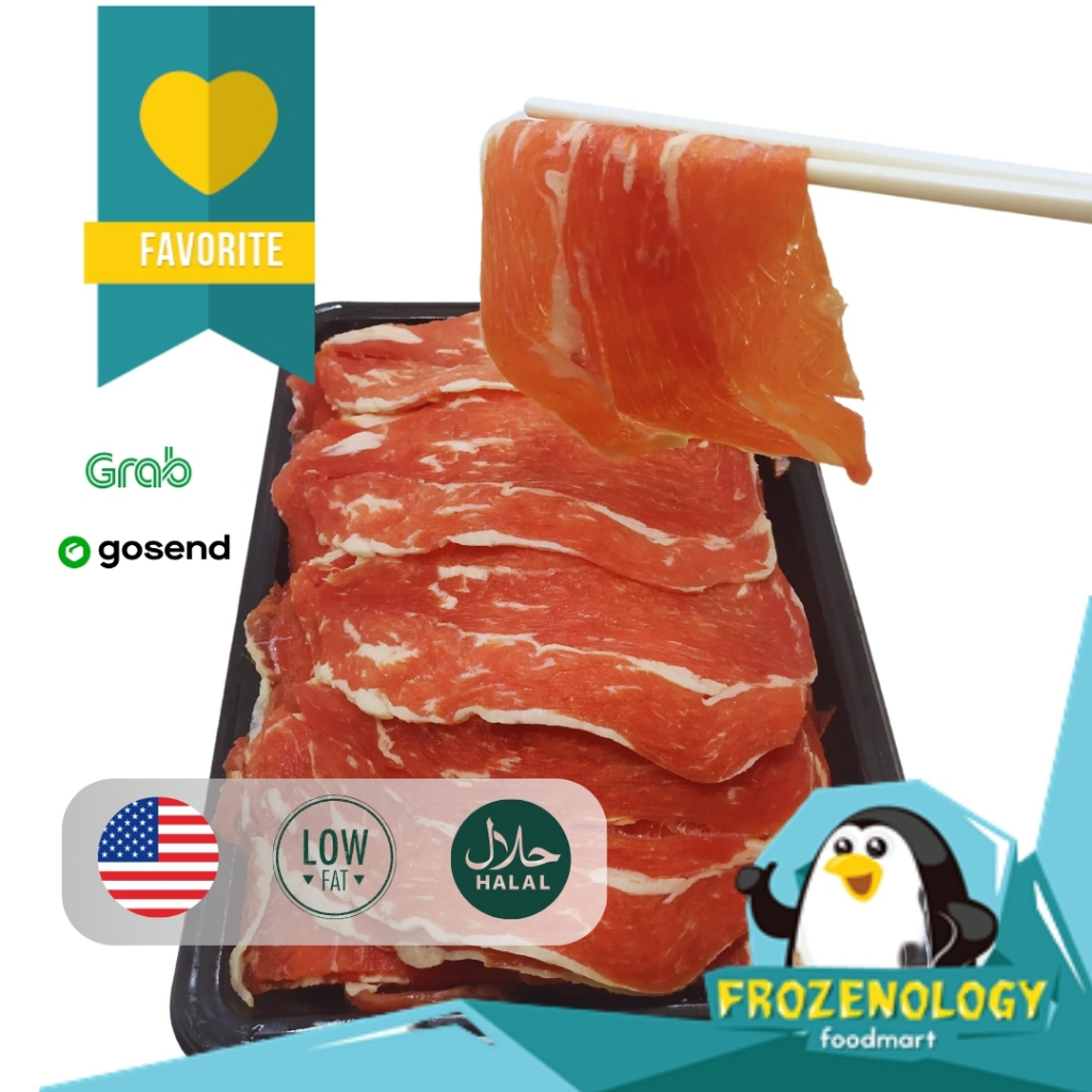 

Daging Slice US Low Fat 500gr Halal Freshly Made Everyday