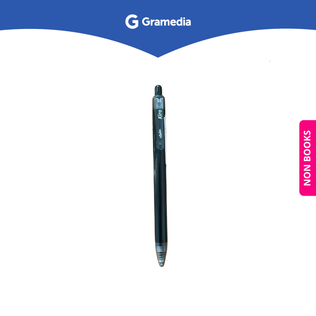 

Gramedia Depok - ESTUDEE KIRO GELPEN 0.5 INK BLACK - BLACK EGP - 443
