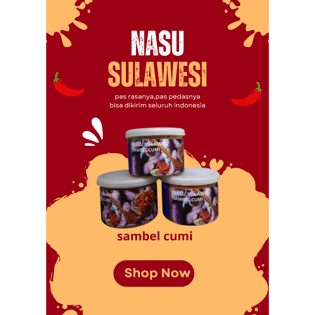 

nasu Sulawesi sambel baby cumi