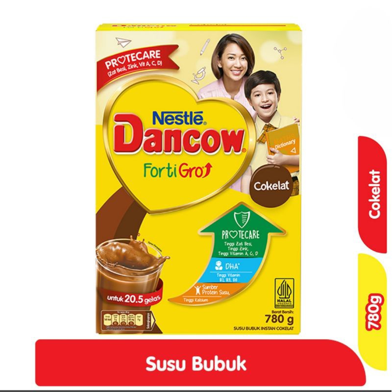 

Nestle dancow Fortigro susu bubuk coklat instan 780 gram