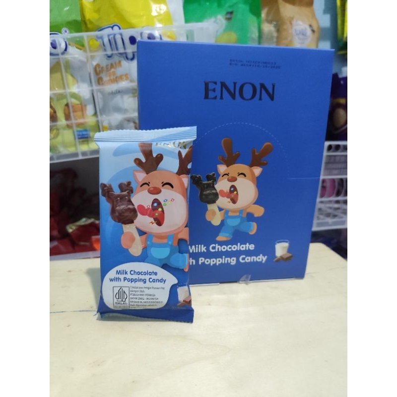 

enon coklat popping candy