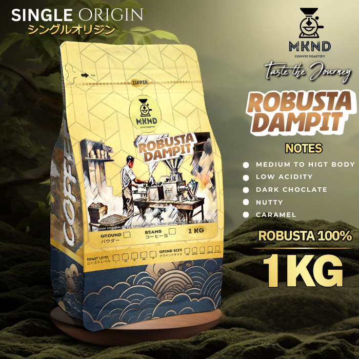 

KOPI ROBUSTA DAMPIT 1KG GRAM | MKND COFFEE