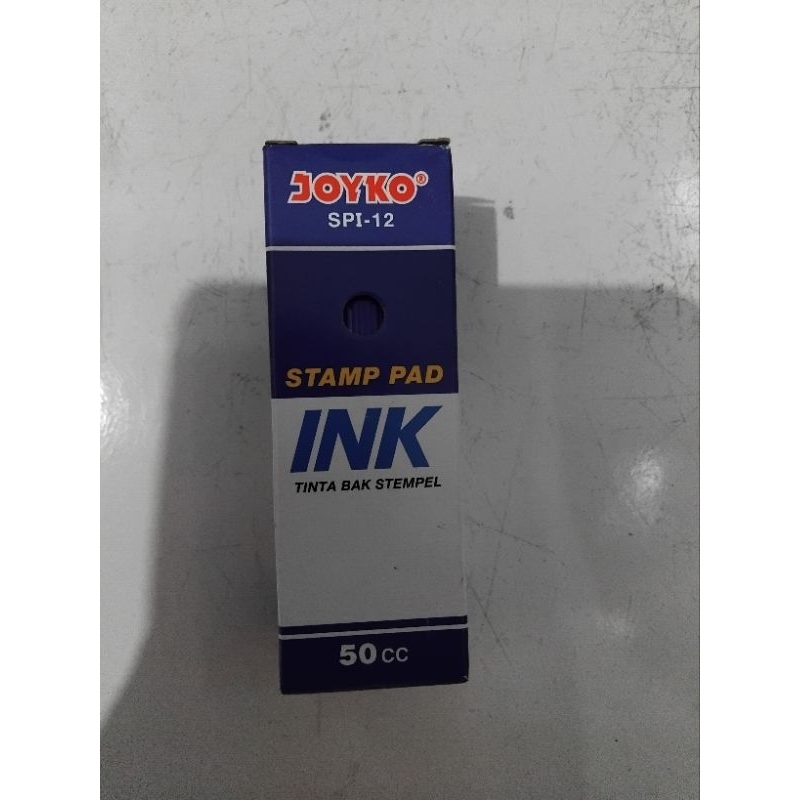 

TINTA BAK STEMPEL MERK JOYKO SPI-12 (BIRU), SPI-13 (HITAM), SPI-14 (MERAH) ISI 50 CC