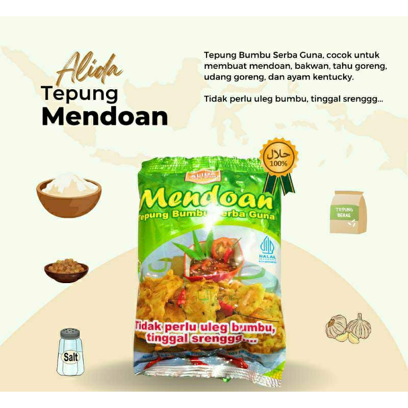 

AlidA Tepung Mendoan 65gram